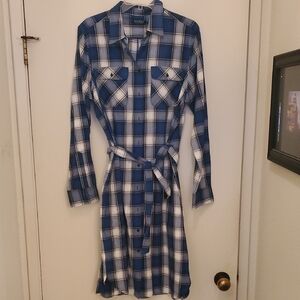 Ralph Lauren Blue Plaid Women's Dress